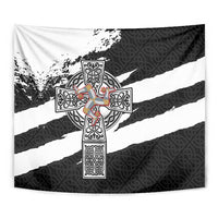 Isle of Man Celtic Cross Tapestry Triskelion Emblem - Wonder Print Shop