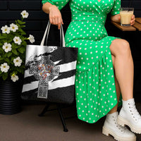 Isle of Man Celtic Cross Tote Bag Triskelion Emblem - Wonder Print Shop
