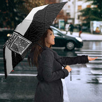 Isle of Man Celtic Cross Umbrella Triskelion Emblem - Wonder Print Shop