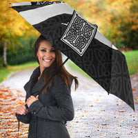 Isle of Man Celtic Cross Umbrella Triskelion Emblem - Wonder Print Shop