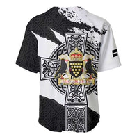 Cornwall Celtic Cross Baseball Jersey Coat Of Arms - Wonder Print Shop