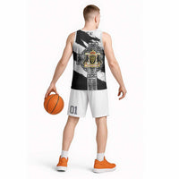 Cornwall Celtic Cross Basketball Jersey Coat Of Arms - Wonder Print Shop