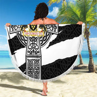 Cornwall Celtic Cross Beach Blanket Coat Of Arms - Wonder Print Shop