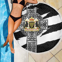 Cornwall Celtic Cross Beach Blanket Coat Of Arms - Wonder Print Shop