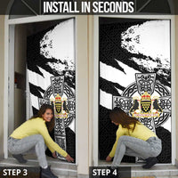 Cornwall Celtic Cross Door Cover Coat Of Arms - Wonder Print Shop