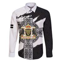 Cornwall Celtic Cross Family Matching Summer Maxi Dress and Hawaiian Shirt Coat Of Arms - Wonder Print Shop