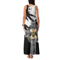Cornwall Celtic Cross Family Matching Tank Maxi Dress and Hawaiian Shirt Coat Of Arms - Wonder Print Shop