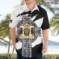 Cornwall Celtic Cross Hawaiian Shirt Coat Of Arms - Wonder Print Shop