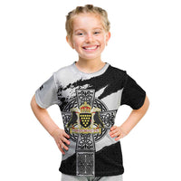Cornwall Celtic Cross Kid T Shirt Coat Of Arms - Wonder Print Shop