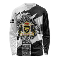 Cornwall Celtic Cross Long Sleeve Shirt Coat Of Arms - Wonder Print Shop