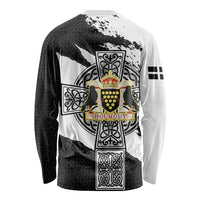 Cornwall Celtic Cross Long Sleeve Shirt Coat Of Arms - Wonder Print Shop