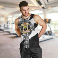 Cornwall Celtic Cross Men Tank Top Coat Of Arms - Wonder Print Shop