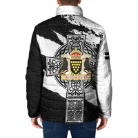 Cornwall Celtic Cross Padded Jacket Coat Of Arms - Wonder Print Shop