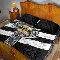 Cornwall Celtic Cross Quilt Bed Set Coat Of Arms - Wonder Print Shop