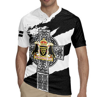 Cornwall Celtic Cross Rugby Jersey Coat Of Arms - Wonder Print Shop
