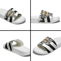 Cornwall Celtic Cross Slide Sandals Coat Of Arms - Wonder Print Shop