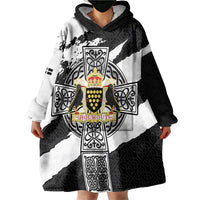 Cornwall Celtic Cross Wearable Blanket Hoodie Coat Of Arms - Wonder Print Shop