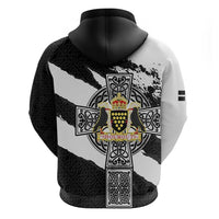Cornwall Celtic Cross Zip Hoodie Coat Of Arms - Wonder Print Shop