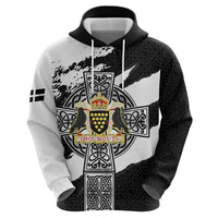Cornwall Celtic Cross Zip Hoodie Coat Of Arms - Wonder Print Shop