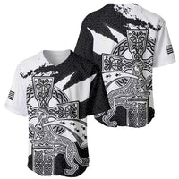 Brittany Celtic Cross Baseball Jersey Celtic Pattern - Wonder Print Shop