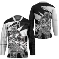 Brittany Celtic Cross Hockey Jersey Celtic Pattern - Wonder Print Shop