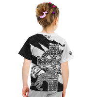 Brittany Celtic Cross Kid T Shirt Celtic Pattern - Wonder Print Shop