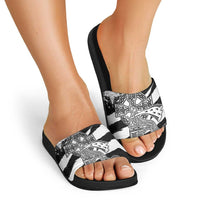 Brittany Celtic Cross Slide Sandals Celtic Pattern - Wonder Print Shop