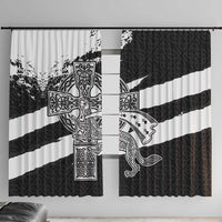 Brittany Celtic Cross Window Curtain Celtic Pattern - Wonder Print Shop
