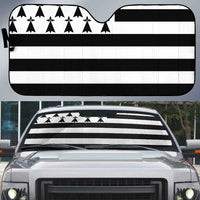 Brittany Flag Style Auto Sun Shade Kentoch Mervel Eget Bezan Saotret - Wonder Print Shop
