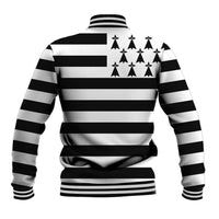 Brittany Flag Style Baseball Jacket Kentoch Mervel Eget Bezan Saotret - Wonder Print Shop