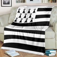 Brittany Flag Style Blanket Kentoch Mervel Eget Bezan Saotret - Wonder Print Shop