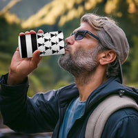 Brittany Flag Style 4 in 1 Can Cooler Tumbler Kentoch Mervel Eget Bezan Saotret - Wonder Print Shop