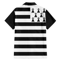 Brittany Flag Style Family Matching Long Sleeve Bodycon Dress and Hawaiian Shirt Kentoch Mervel Eget Bezan Saotret - Wonder Print Shop