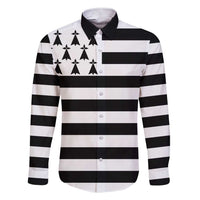 Brittany Flag Style Family Matching Short Sleeve Bodycon Dress and Hawaiian Shirt Kentoch Mervel Eget Bezan Saotret - Wonder Print Shop