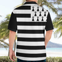 Brittany Flag Style Hawaiian Shirt Kentoch Mervel Eget Bezan Saotret - Wonder Print Shop