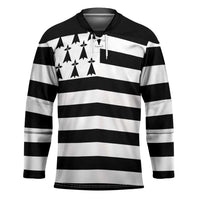 Brittany Flag Style Hockey Jersey Kentoch Mervel Eget Bezan Saotret - Wonder Print Shop