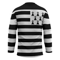 Brittany Flag Style Hockey Jersey Kentoch Mervel Eget Bezan Saotret - Wonder Print Shop