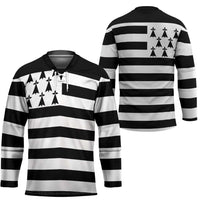 Brittany Flag Style Hockey Jersey Kentoch Mervel Eget Bezan Saotret - Wonder Print Shop
