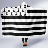 Brittany Flag Style Hooded Blanket Kentoch Mervel Eget Bezan Saotret - Wonder Print Shop