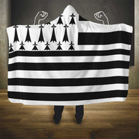 Brittany Flag Style Hooded Blanket Kentoch Mervel Eget Bezan Saotret - Wonder Print Shop