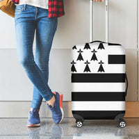 Brittany Flag Style Luggage Cover Kentoch Mervel Eget Bezan Saotret - Wonder Print Shop