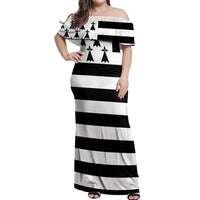 Brittany Flag Style Off Shoulder Maxi Dress Kentoch Mervel Eget Bezan Saotret - Wonder Print Shop