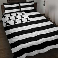 Brittany Flag Style Quilt Bed Set Kentoch Mervel Eget Bezan Saotret - Wonder Print Shop