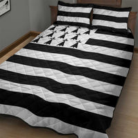 Brittany Flag Style Quilt Bed Set Kentoch Mervel Eget Bezan Saotret - Wonder Print Shop