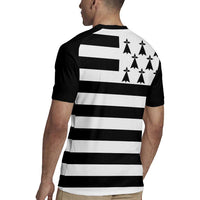 Brittany Flag Style Rugby Jersey Kentoch Mervel Eget Bezan Saotret - Wonder Print Shop