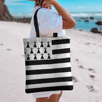 Brittany Flag Style Tote Bag Kentoch Mervel Eget Bezan Saotret - Wonder Print Shop