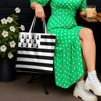 Brittany Flag Style Tote Bag Kentoch Mervel Eget Bezan Saotret - Wonder Print Shop