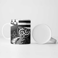 Brittany Ermine Celtic Ceramic Mug Black Celtic Triskels - Wonder Print Shop