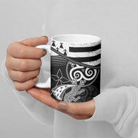 Brittany Ermine Celtic Ceramic Mug Black Celtic Triskels - Wonder Print Shop