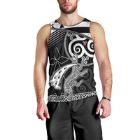 Brittany Ermine Celtic Men Tank Top Black Celtic Triskels - Wonder Print Shop